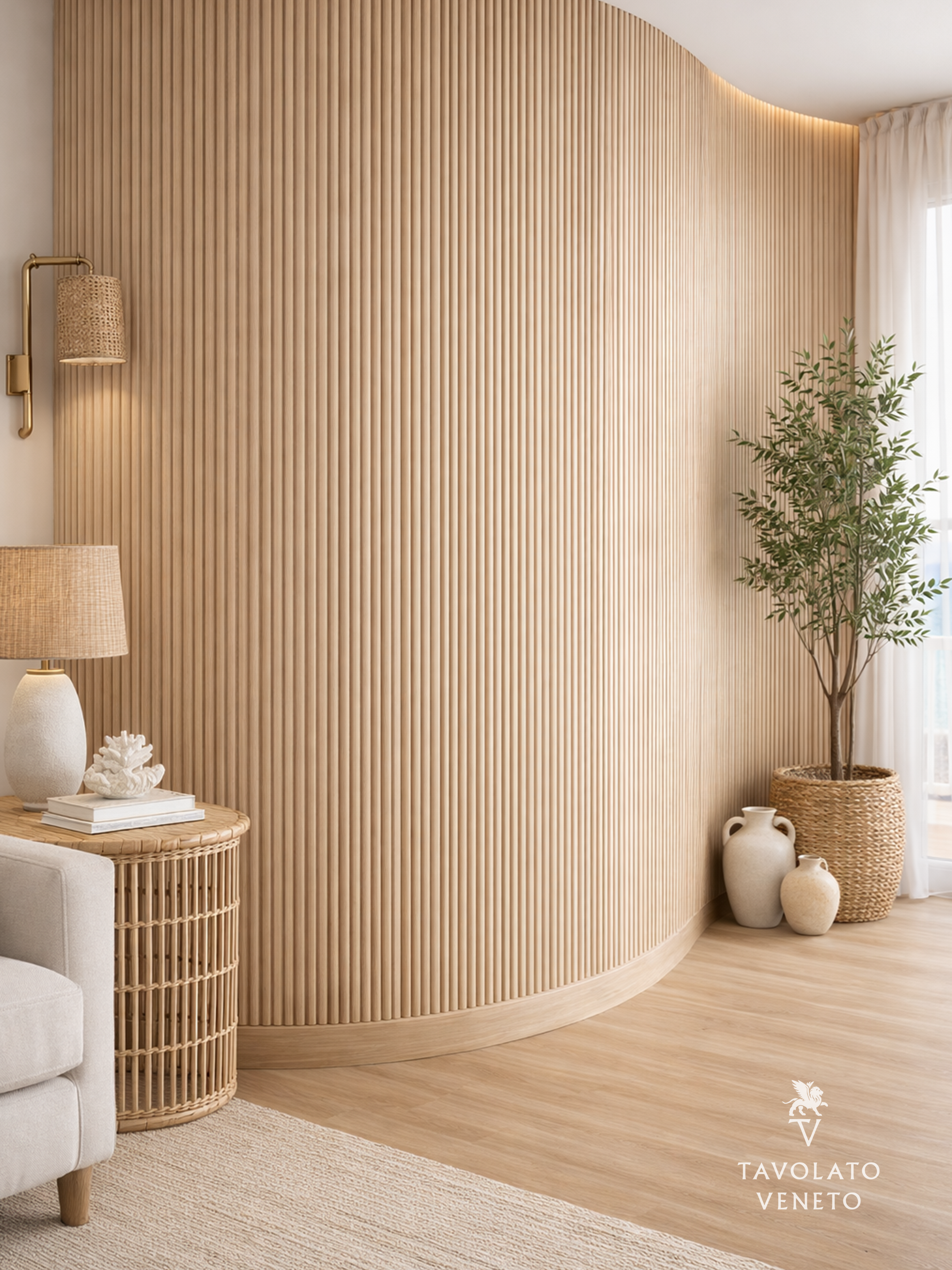 Wood wall panel installation